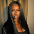 LIVIA Full Size? 13x4 HD Lace Frontal All Pre Styled Straight Natural Black Wig