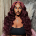 LIVIA 99J Full Size? 13x6 HD Lace Frontal Loose Deep Wave All Pre Styled Human Hair Wig