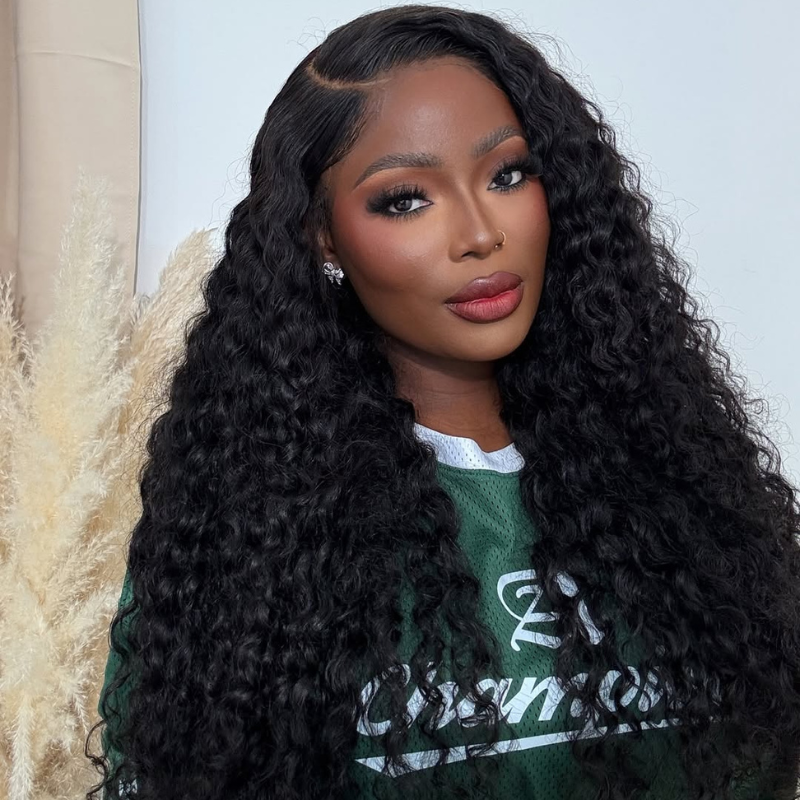 LIVIA Full Size? Water Wave 13x6 HD Lace Frontal Human Hair All Pre Styled Wig