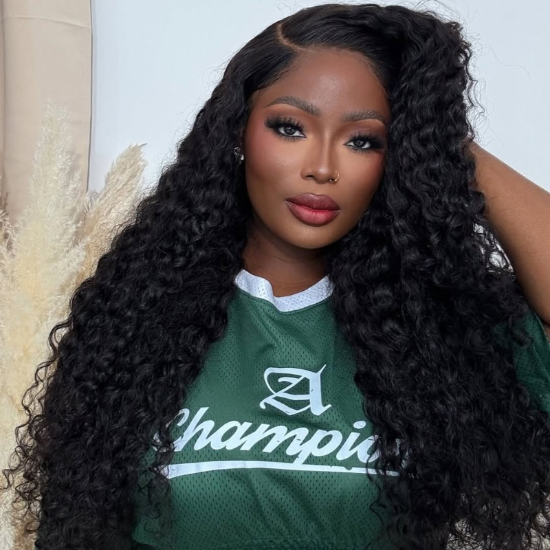 LIVIA Full Size? Water Wave 13x6 HD Lace Frontal Human Hair All Pre Styled Wig