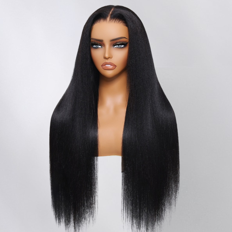 LIVIA Full Size? Kinky Straight 13x6 HD Lace Frontal All Pre Styled Wig