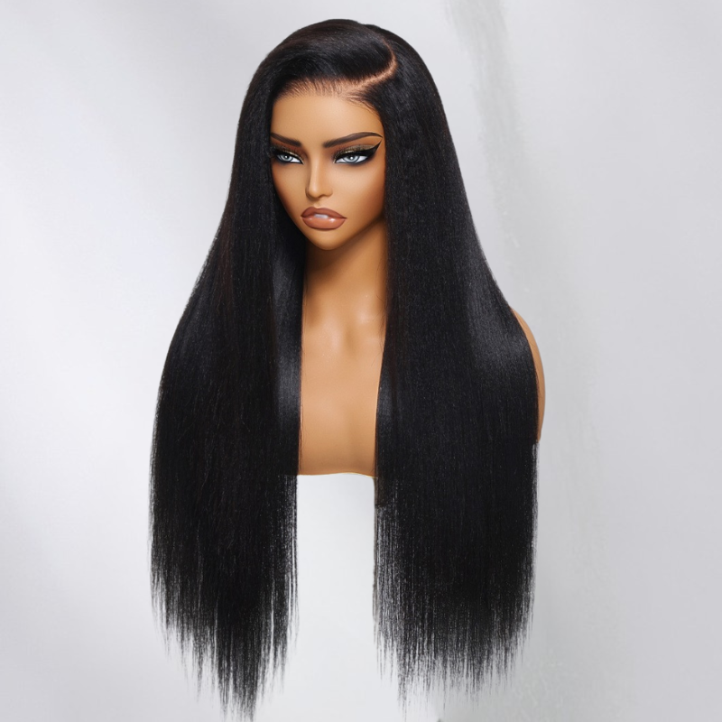 LIVIA Full Size? Kinky Straight 13x6 HD Lace Frontal All Pre Styled Wig