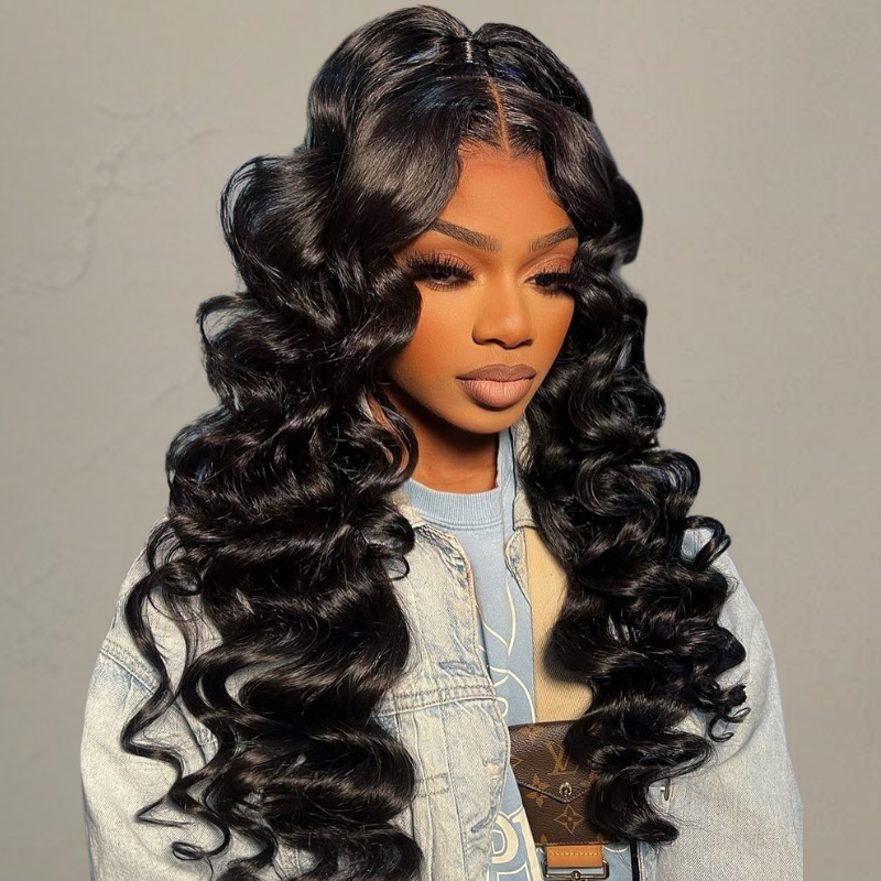 LIVIA 13x4 HD Lace Frontal  Loose Deep Wave Full Size™ Human Hair All Pre Styled Wig