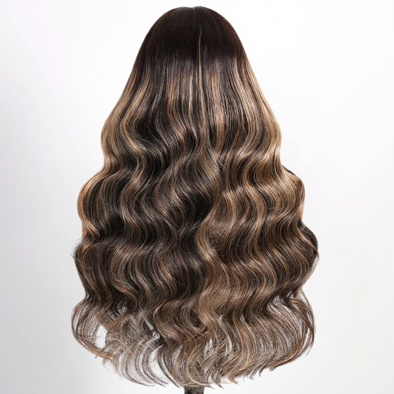LIVIA Full Size? 13x6 HD Lace Frontal Hairstyles Seven Balayage Highlight All Pre Styled Wig