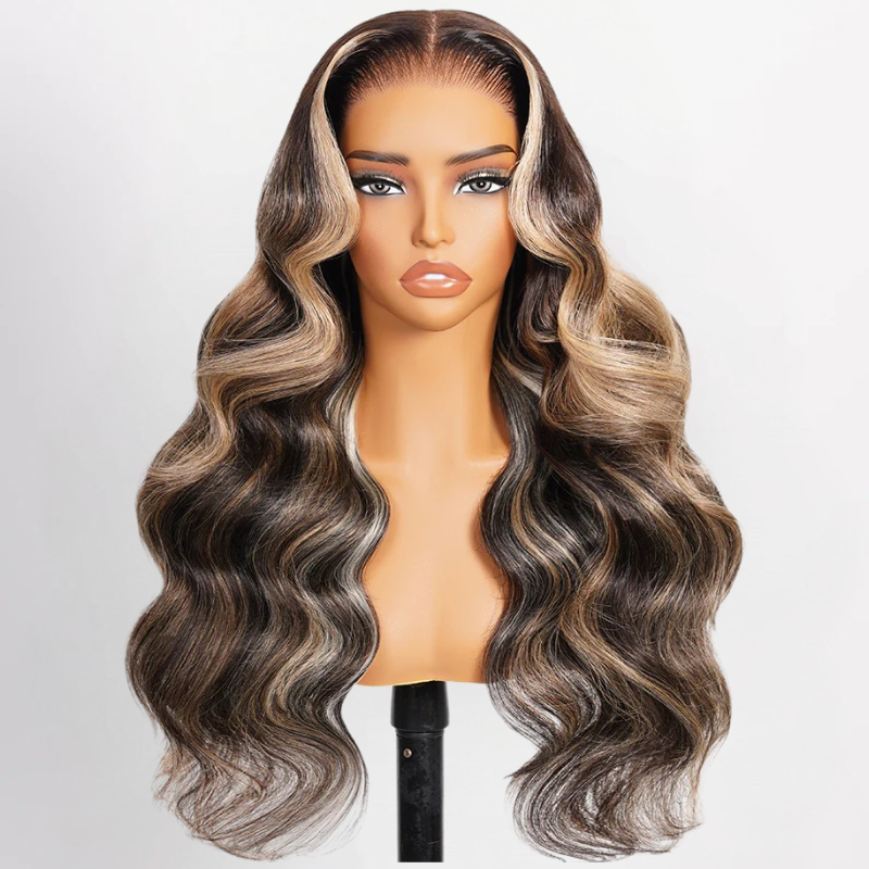 LIVIA Full Size? 13x6 HD Lace Frontal Hairstyles Seven Balayage Highlight All Pre Styled Wig