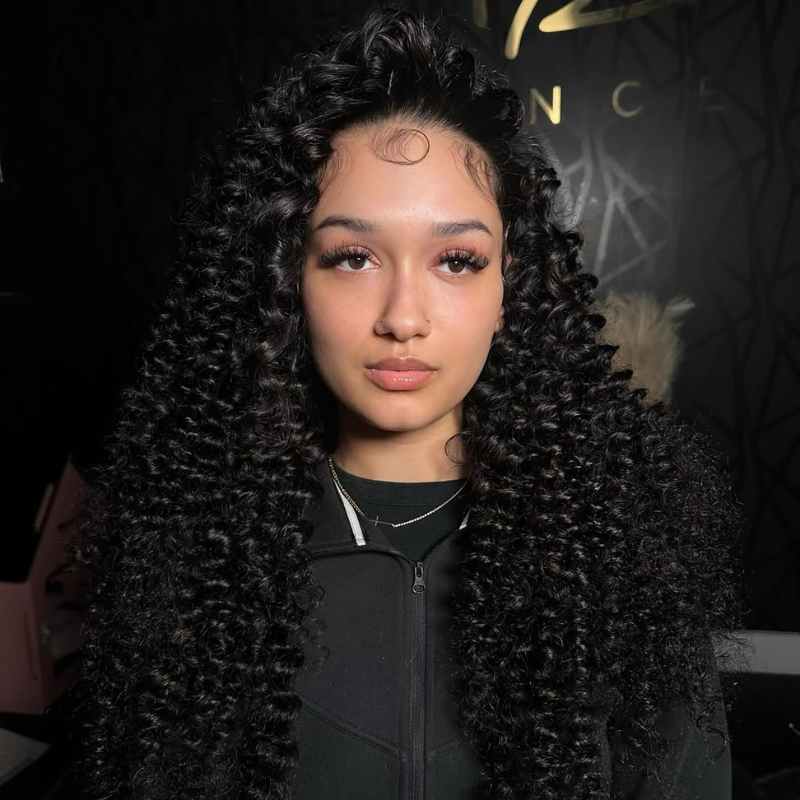 LIVIA Full Size? Spiral Deep Wave 13x4 HD Lace Frontal Human Hair All Pre Styled Wig