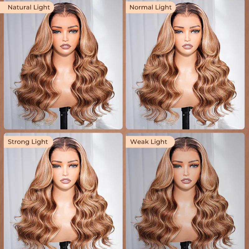 LIVIA Full Size? 13x6 HD Lace Frontal Hairstyles Nine Balayage Highlight All Pre Styled Wig