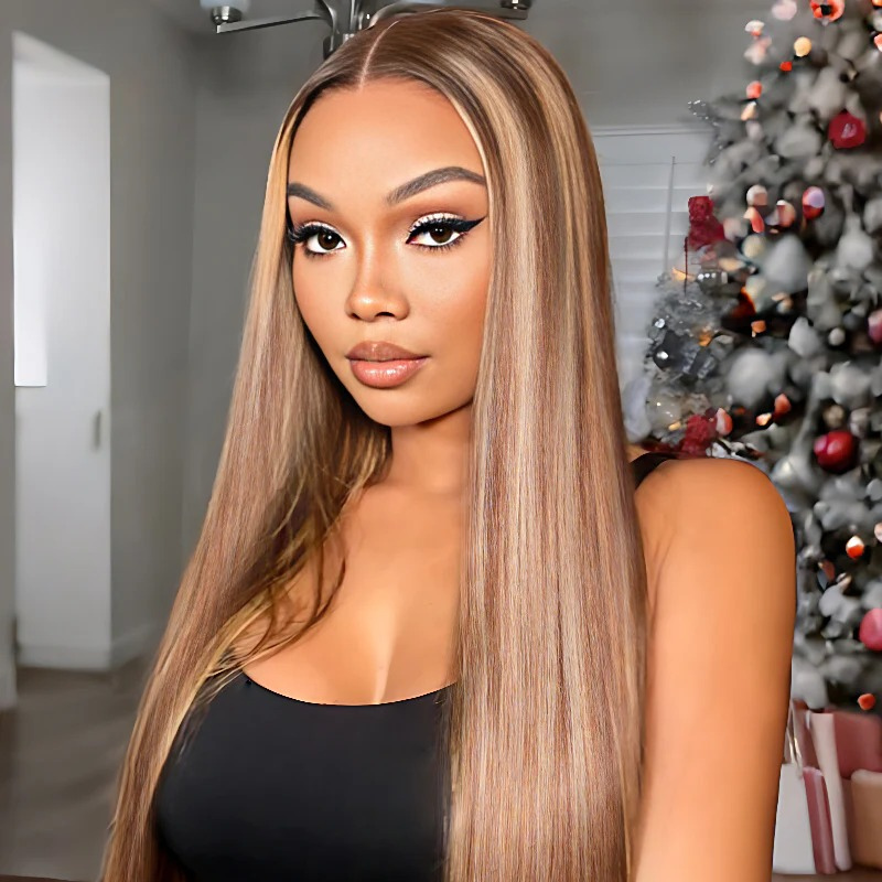 LIVIA Full Size? 13x6 HD Lace Frontal Hairstyles Nine Balayage Highlight All Pre Styled Wig
