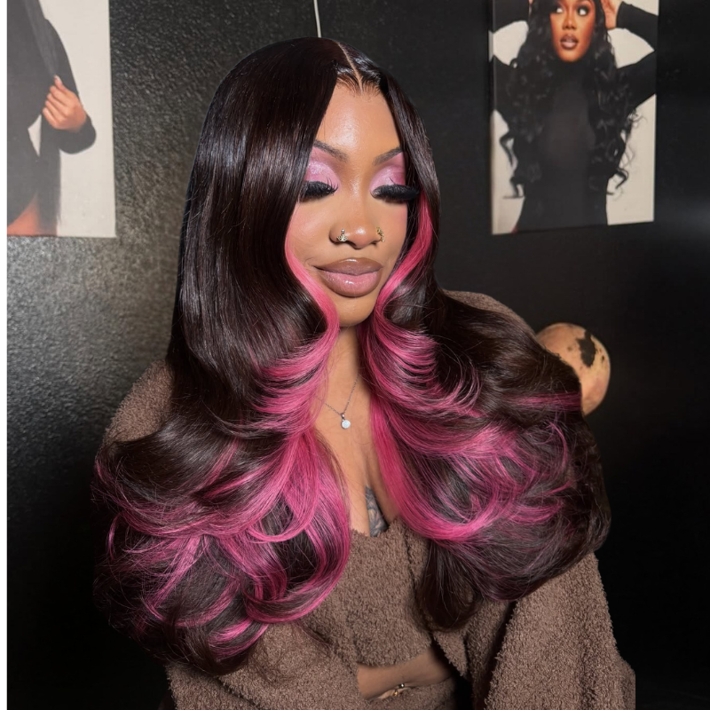 LIVIA Full Size? 13x6 HD Lace Frontal Stylist Hairstyles Ten Balayage Highlight All Pre Styled Wig