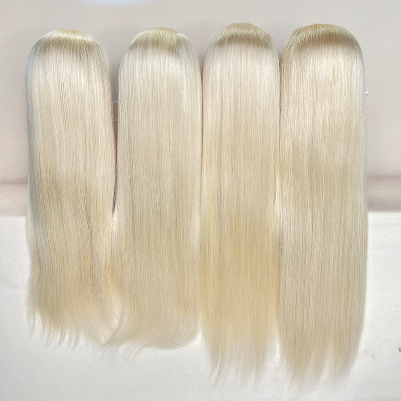 LIVIA 2 PCS 13x4 HD Lace Frontal Wig 613 Blonde Color Straight Body Wave All Pre Styled Wholesale Package Deal