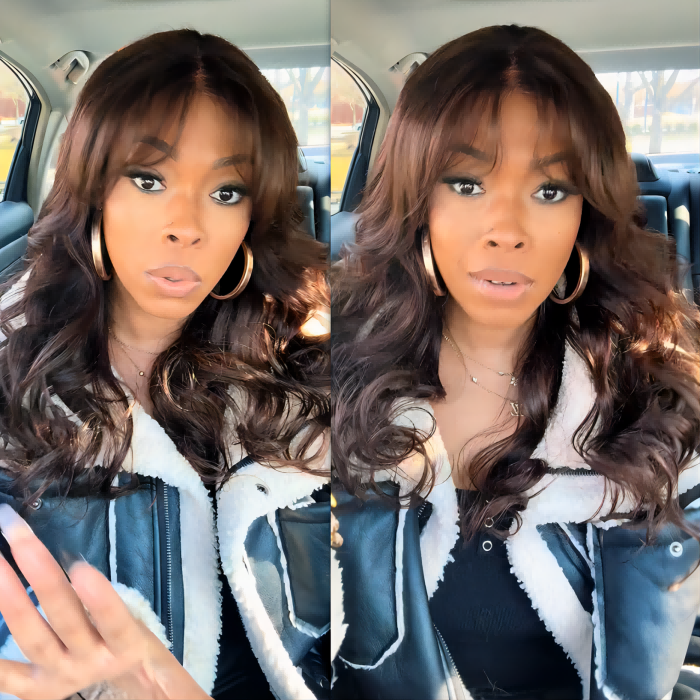LIVIA 13x6 HD Full Lace Frontal Pre Bleached Knots Body Wave Dark Chocolate Brown Human Hair Wig