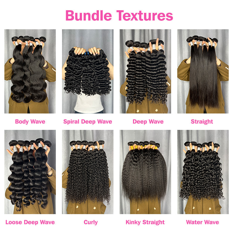 LIVIA 15 PCS Bundles Natural Black Body Wave Virgin Hair Wholesale Package Deal