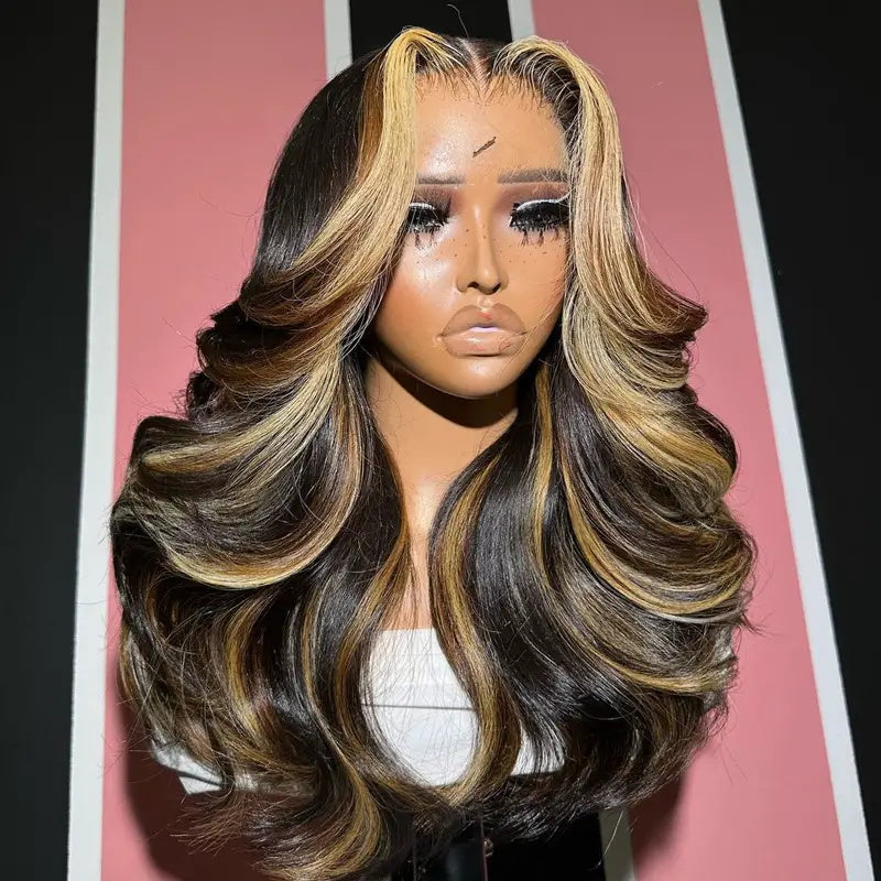 LIVIA  Full Size™ 13x6 HD Lace Frontal Hairstyles One Balayage Highlight All Pre Styled Wig