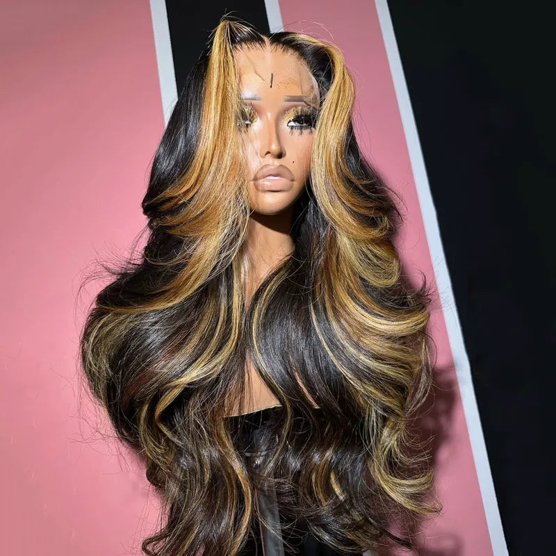 LIVIA  Full Size™ 13x6 HD Lace Frontal Hairstyles One Balayage Highlight All Pre Styled Wig