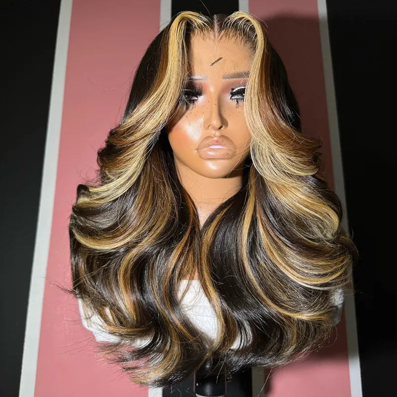 LIVIA  Full Size™ 13x6 HD Lace Frontal Hairstyles One Balayage Highlight All Pre Styled Wig