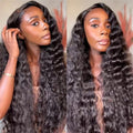 LIVIA 360 HD Lace Invisi Drawstring Wear Go Pre-Bleached Pre Cut Lace Glueless Loose Deep Wave Wig
