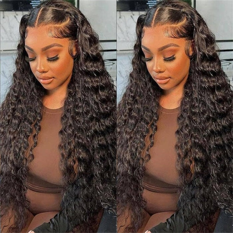 LIVIA 360 HD Lace Invisi Drawstring Wear Go Pre-Bleached Pre Cut Lace Glueless Loose Deep Wave Wig