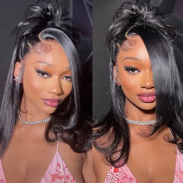 LIVIA 360 HD Lace Invisi Drawstring Wear Go Pre-Bleached Pre Cut Lace Glueless Straight Wig