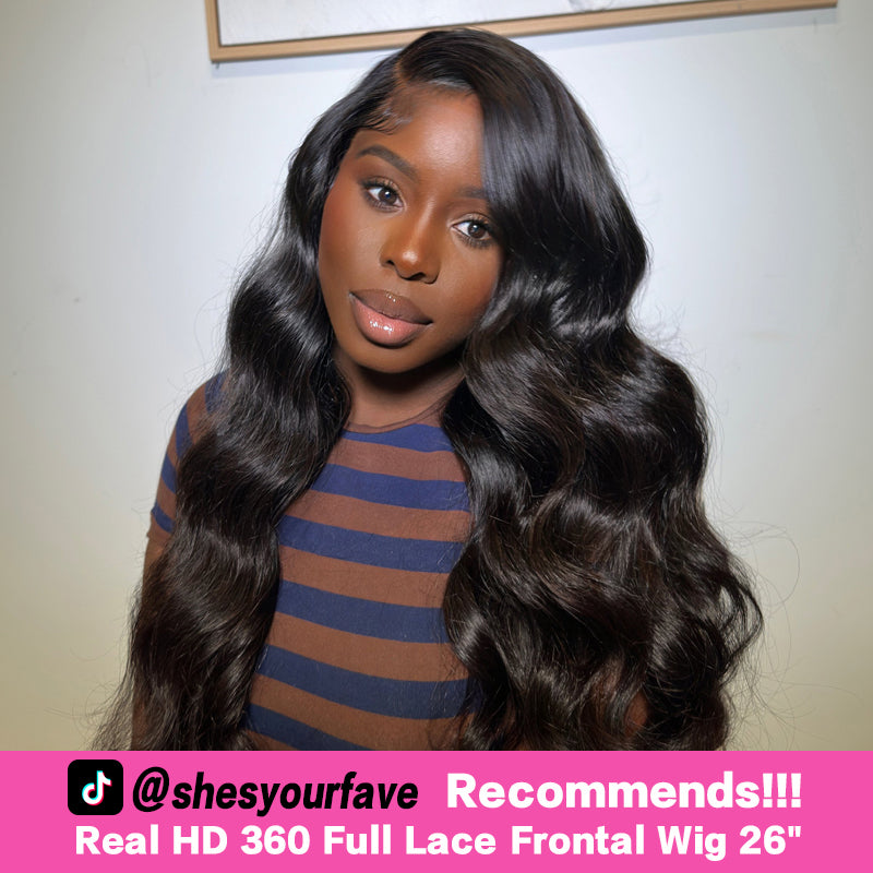 LIVIA 360 HD Lace Invisi Drawstring Wear Go Pre-Bleached Pre Cut Lace Glueless Loose Body Wave Wig