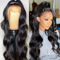 LIVIA Body Wave 360 HD Lace Frontal Wig Natural Black Human Hair  Pre Bleached Knots Wig