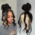 LIVIA Body Wave Full HD Lace Wig Natural Black Human Hair Pre Bleached Knots Wig