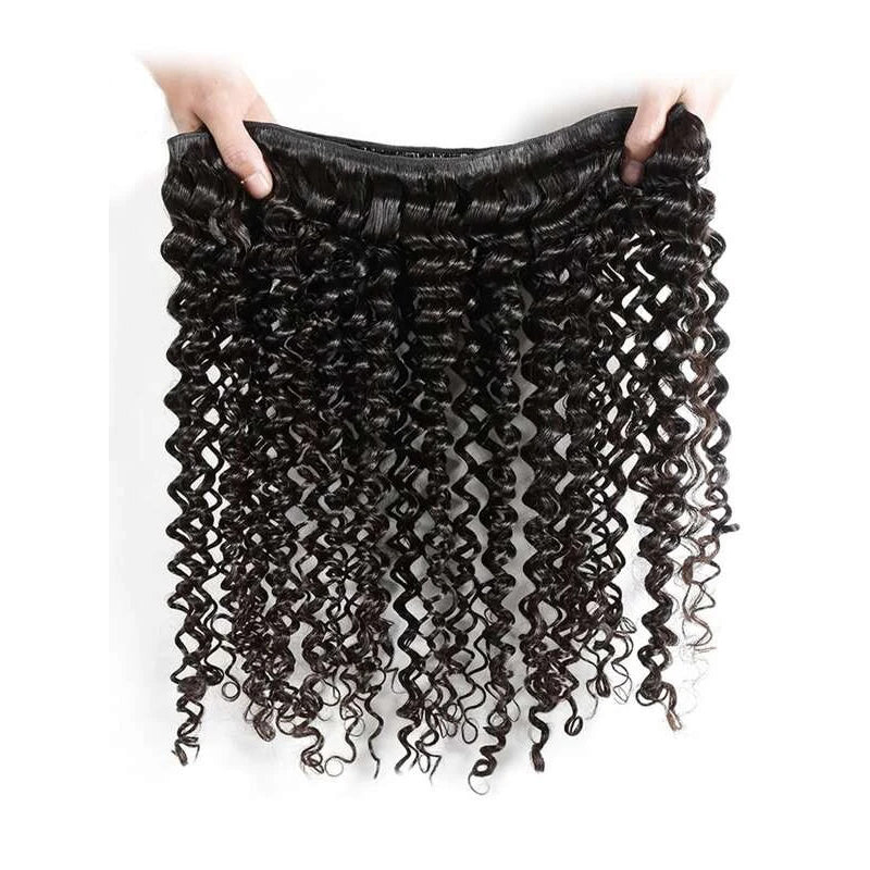 LIVIA Deep Wave 3 Bundles Unprocessed Virgin Human Hair Weave