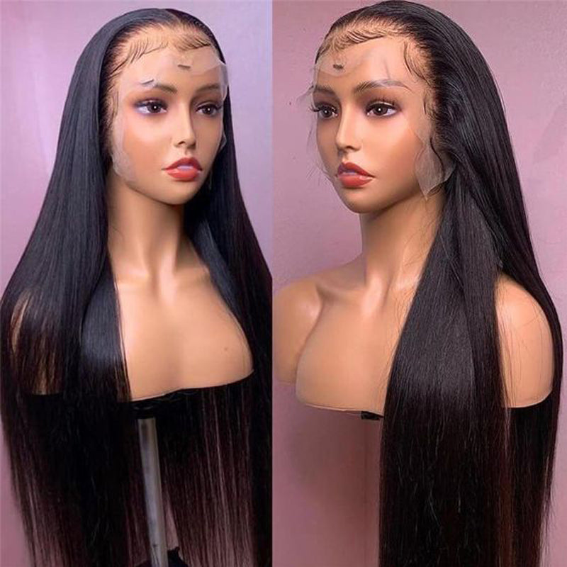 LIVIA 13x4 HD Full Lace Frontal Pre Bleached Knots Straight 250% Density Human Hair Wigs