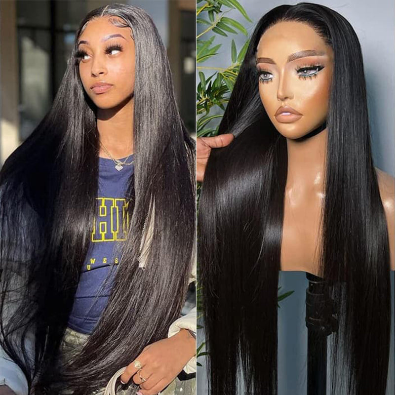 LIVIA Full Size? 13x6 HD Lace Frontal All Pre Styled Loose Body Wave Natural Black Wig