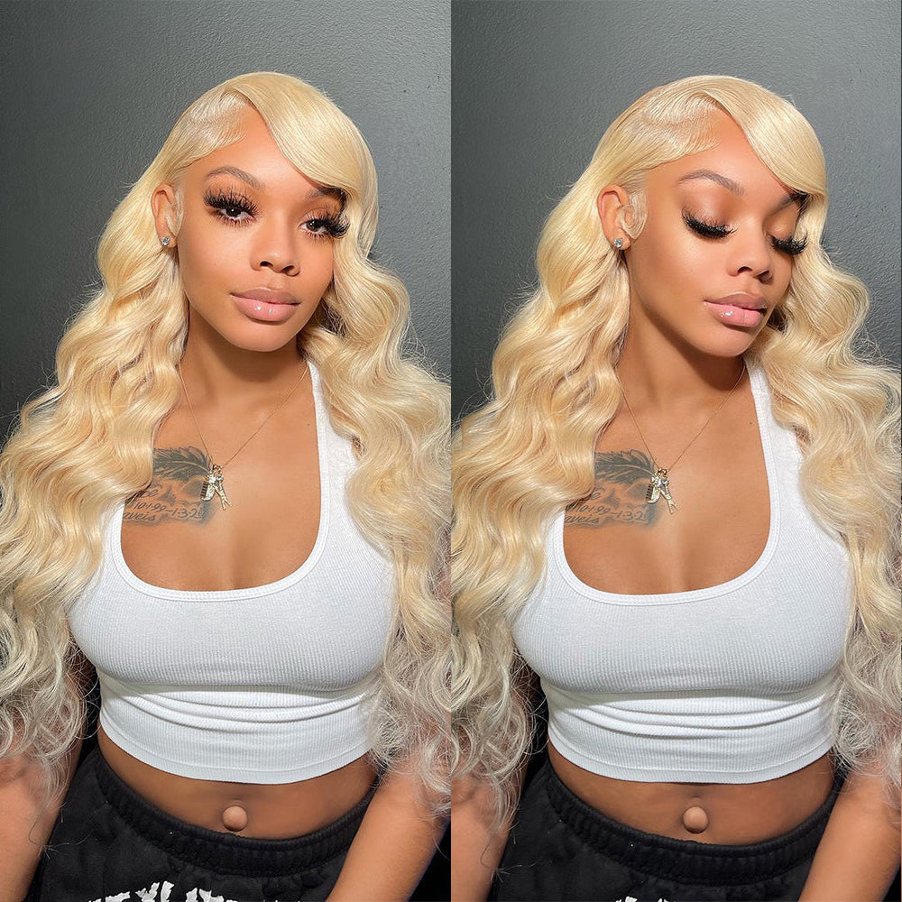 LIVIA Full Size? 13x6 Full HD Lace Frontal 613 Blonde Loose Body Wave Human Hair Wigs