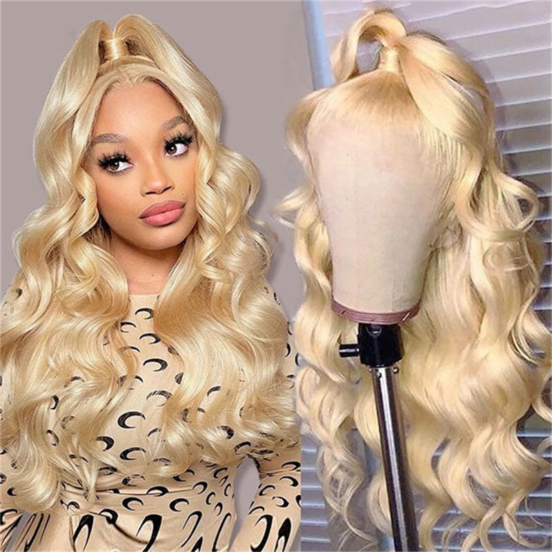 LIVIA Full Size? 13x6 Full HD Lace Frontal 613 Blonde Loose Body Wave Human Hair Wigs