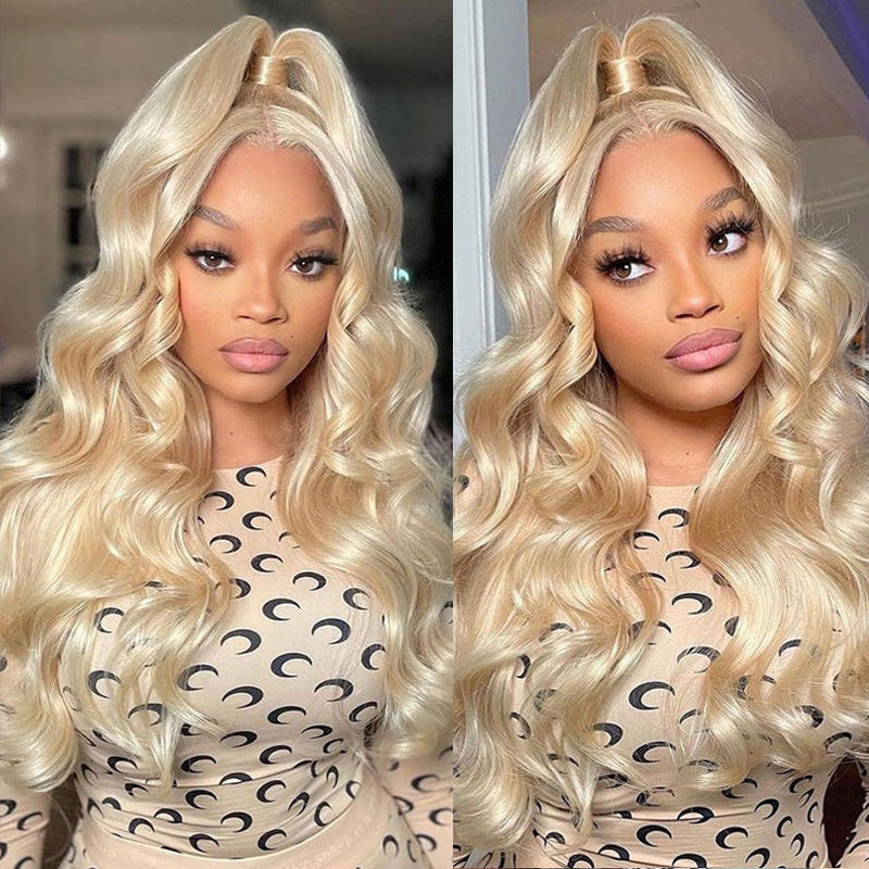 LIVIA Full Size? 13x6 Full HD Lace Frontal 613 Blonde Loose Body Wave Human Hair Wigs