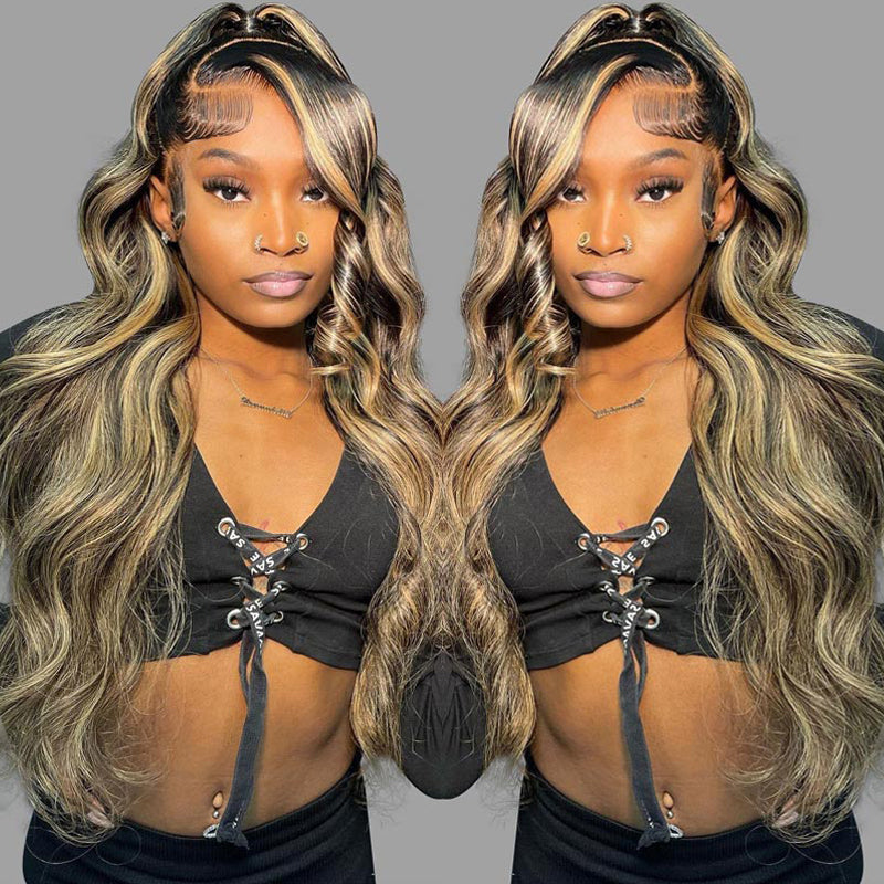 LIVIA Full Size™ 13x6 HD Lace Frontal Balayage Highlight Loose Body Wave All Pre Styled Wig
