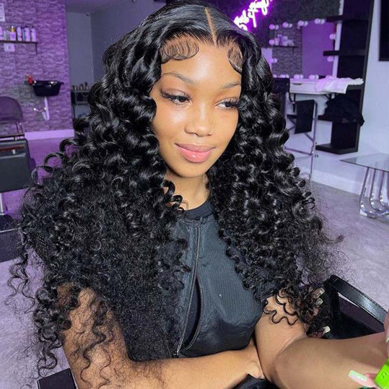 LIVIA Full Size? 13x6 HD Lace Frontal Loose Deep Wave Human Hair All Pre Styled Wig