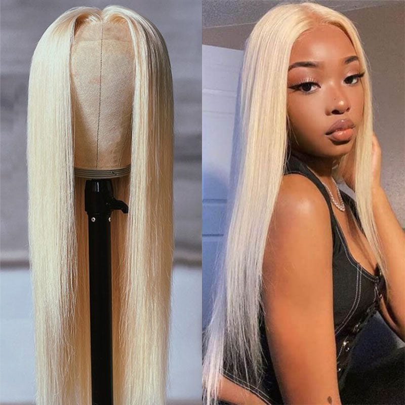 LIVIA Straight 613 Blonde Full Size? 13x4 HD Lace Frontal All Pre Styled Human Hair Wig