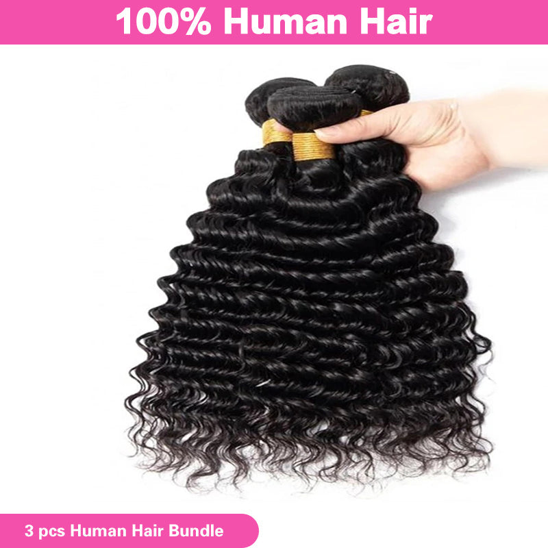 LIVIA Water Wave 3 Bundles Unprocessed Human Hair