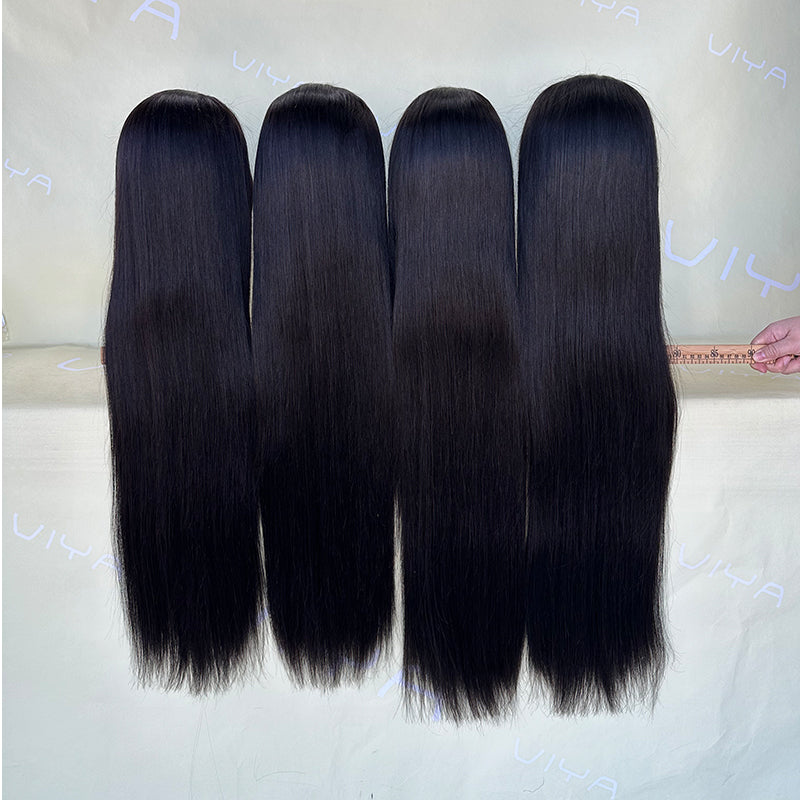 LIVIA 2 PCS 13x4 HD Lace Frontal Wig Natural Black All Pre Styled Wholesale Package Deal
