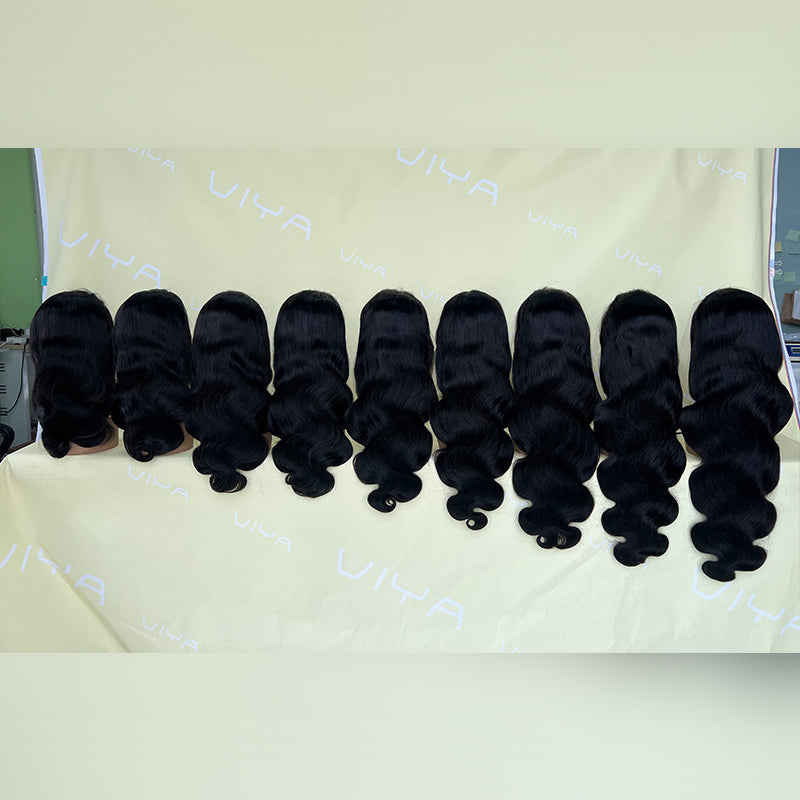 LIVIA 2 PCS 13x6 HD Lace Frontal Popular Textures All Pre Styled Natural Black Wig Wholesale Package Deal