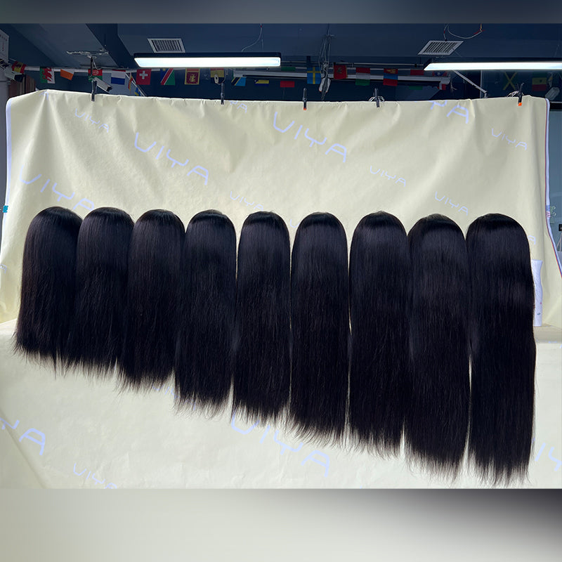 LIVIA 2 PCS 13x4 HD Lace Frontal Wig Natural Black Wholesale Package Deal